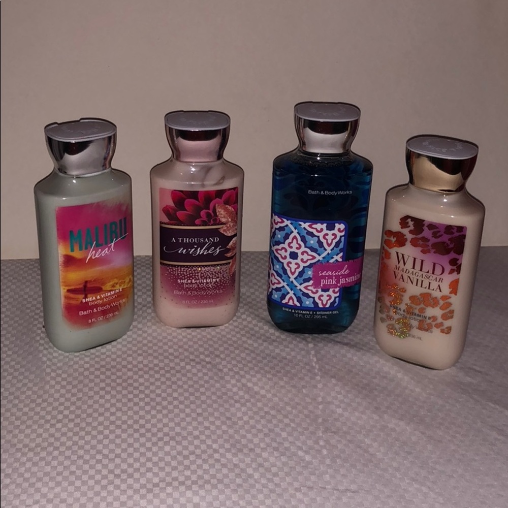 New 4 of Bath and body works signature collections